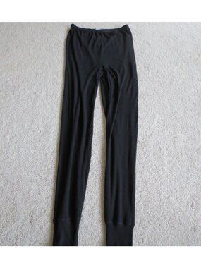 Duofold Mens XL Black Long Johns Thermal Pants Compression Base Layer